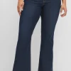 Bootcut-Jeans mit Kontrastnähten<sheego Discount