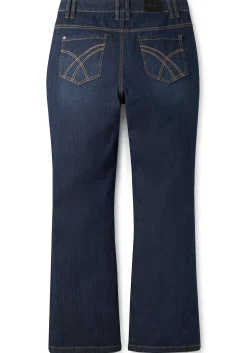 Bootcut-Jeans mit Kontrastnähten<sheego Discount