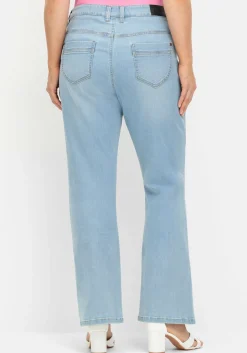 Bootcut-Jeans mit 3D-Catfaces<sheego Hot