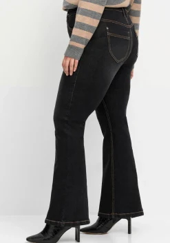 Bootcut-Jeans mit 3D-Catfaces<sheego Clearance