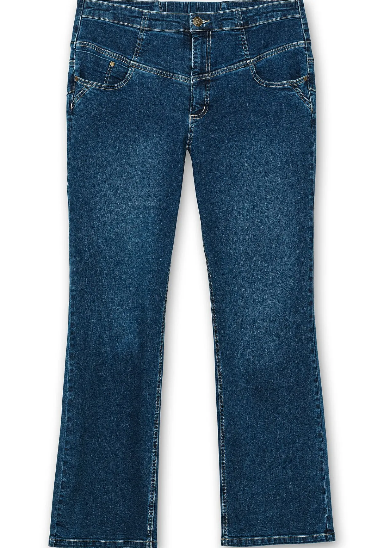 Bootcut-Jeans mit hohem Bund, im Curvy-Schnitt ANNE<sheego Sale