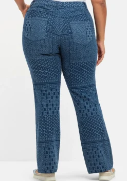 Bootcut-Jeans mit Lasercut-Allovermuster<sheego Online