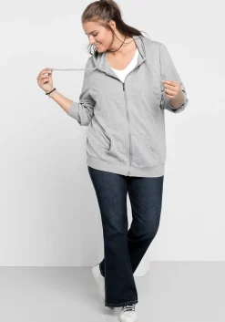 Bootcut-Jeans mit Used-Effekten<sheego Fashion