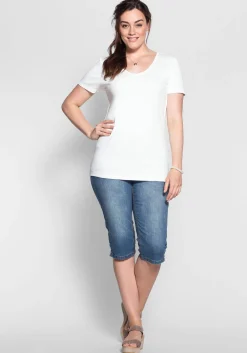 Caprijeans in schmaler, knielanger Form<sheego New