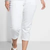 Caprijeans mit Used-Effekten<sheego Best