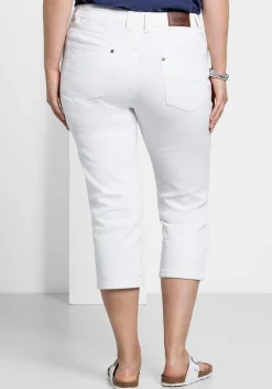 Caprijeans mit Used-Effekten<sheego Best