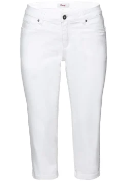 Caprijeans mit Used-Effekten<sheego Best