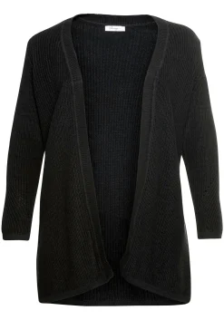 Cardigan aus Grobstrick, in offener Form<sheego Outlet