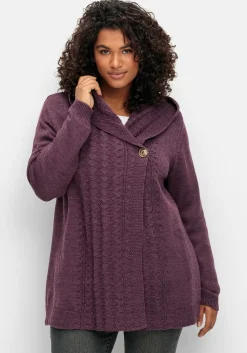 Cardigan mit Kapuze und Knopfverschluss<sheego by Joe Browns Discount