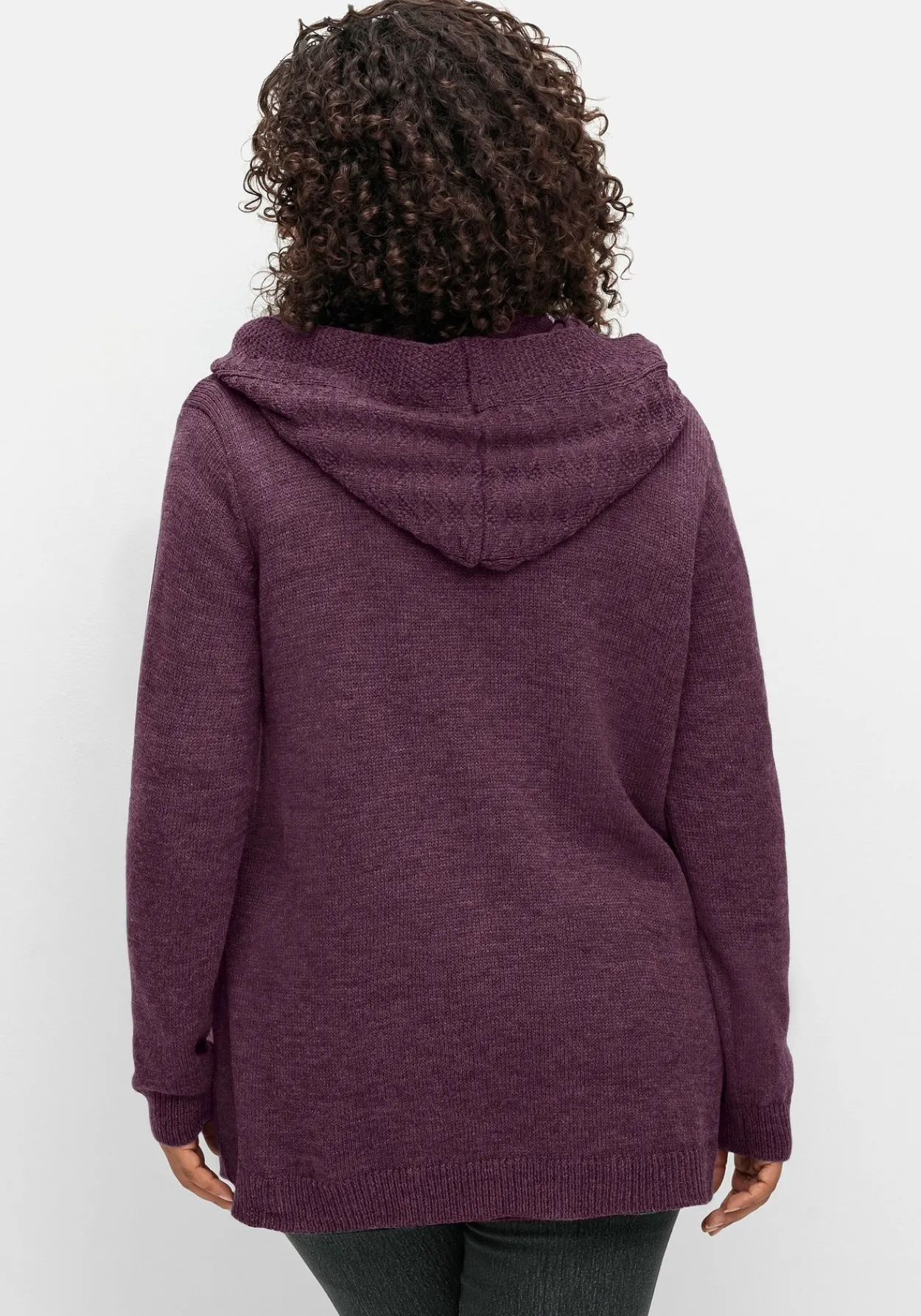 Cardigan mit Kapuze und Knopfverschluss<sheego by Joe Browns Discount