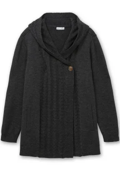Cardigan mit Kapuze und Knopfverschluss<sheego by Joe Browns New