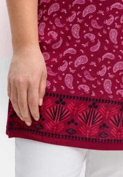 Carmenshirt mit Paisleymuster und 3/4-Arm<sheego Fashion