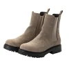 Chelsea-Boots aus Velourslederimitat<sheego Fashion