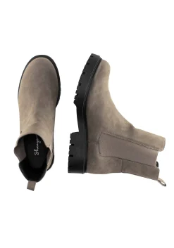 Chelsea-Boots aus Velourslederimitat<sheego Fashion