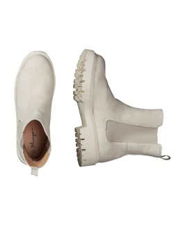 Chelsea-Boots aus Velourslederimitat<sheego Online
