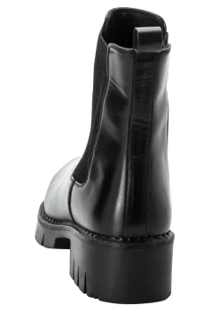 Chelsea-Boots mit stark profilierter Sohle, aus Leder<sheego New