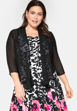 Chiffon-Bolero im Zipfellook<sheego Sale