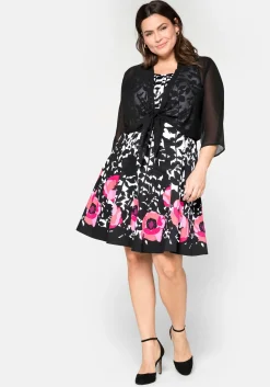 Chiffon-Bolero im Zipfellook<sheego Sale