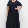 Chiffonkleid im Lagenlook, mit Schmucksteinen<sheego Fashion
