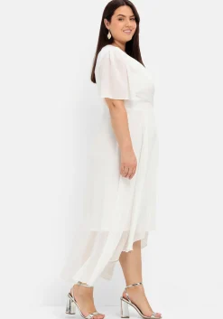 Chiffonkleid im Lagenlook, mit Unterkleid<sheego Hot