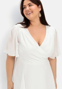 Chiffonkleid im Lagenlook, mit Unterkleid<sheego Hot
