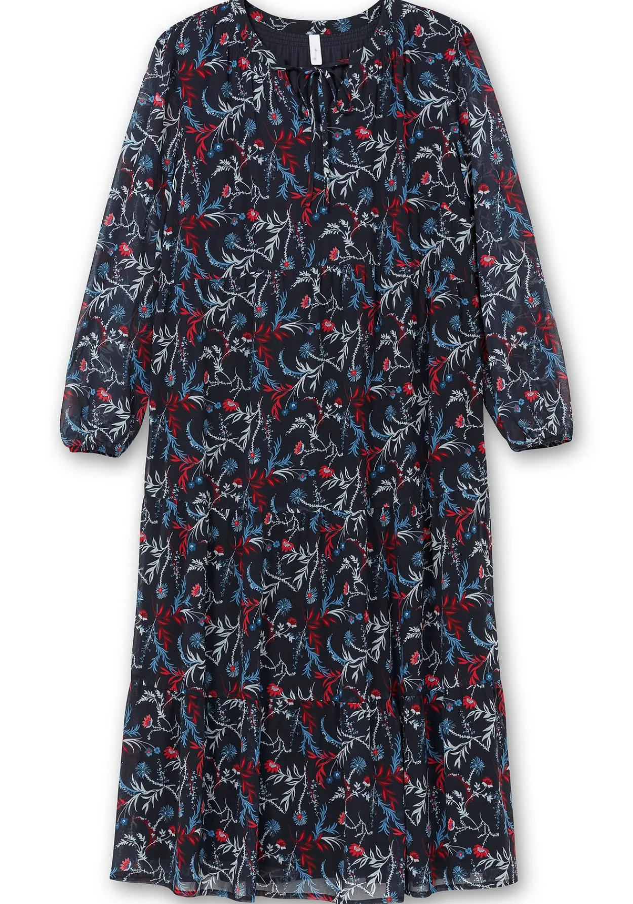 Chiffonkleid in Maxilänge, mit Alloverprint<sheego Best