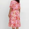 Chiffonkleid mit Blumendruck und Flügelärmeln<sheego by Joe Browns Clearance