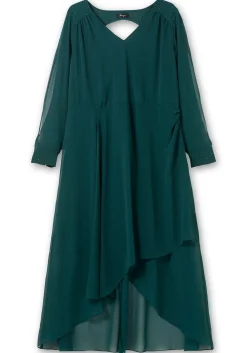 Chiffonkleid mit Cut-outs und Schmucksteinen<sheego Online
