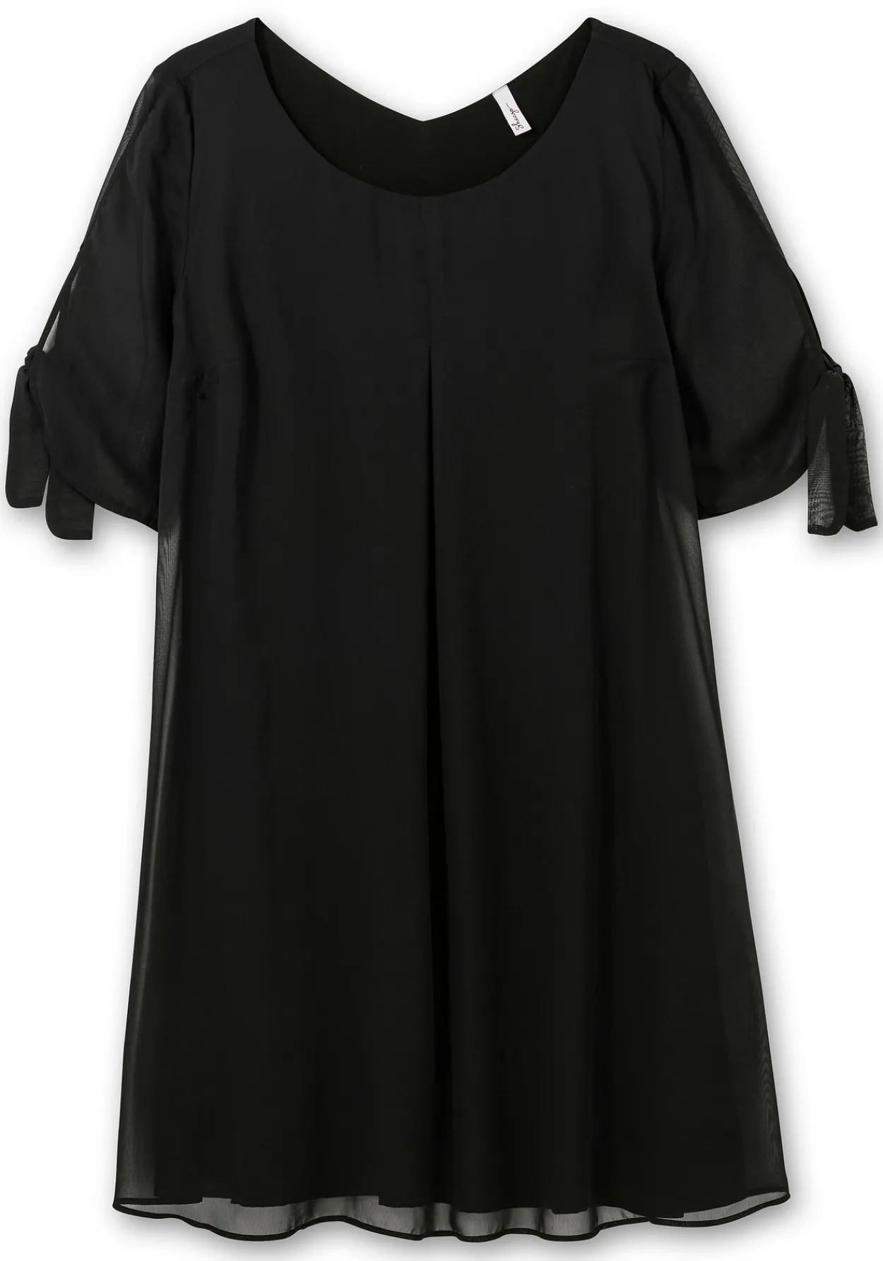 Chiffonkleid mit 3/4-Ärmeln, in Midilänge<sheego Outlet