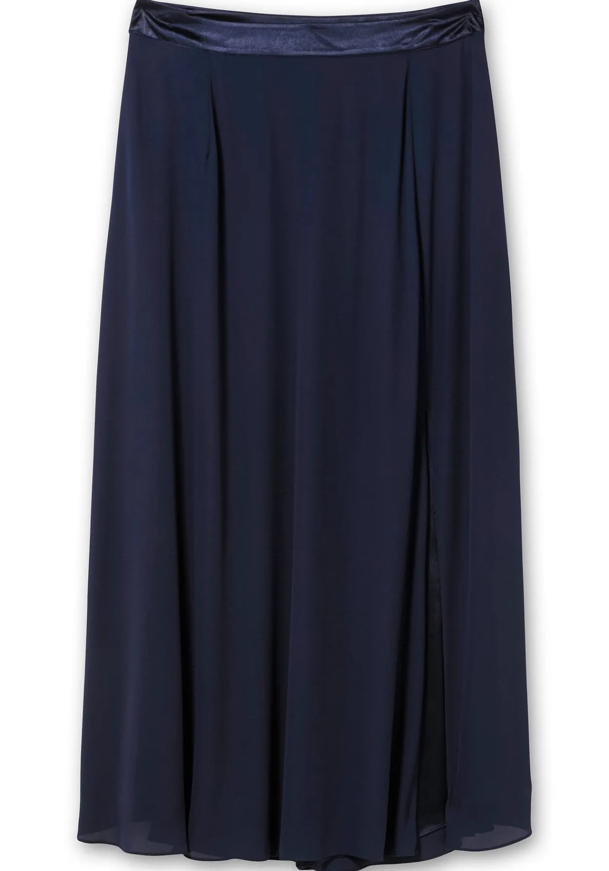 Chiffonrock mit raffiniertem Seitenschlitz<sheego Outlet