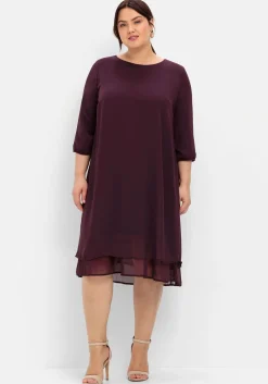 Cocktailkleid aus Chiffon, im Lagenlook<sheego Online