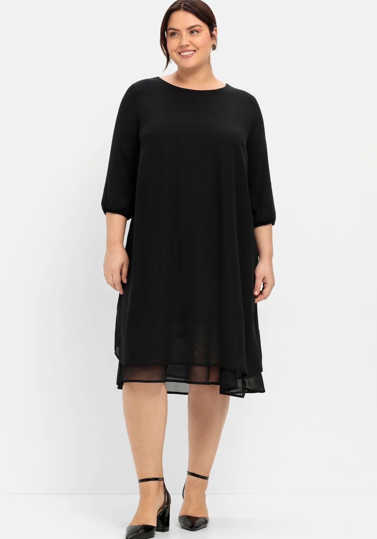 Cocktailkleid aus Chiffon, im Lagenlook<sheego Discount