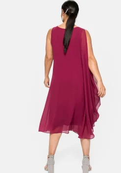 Cocktailkleid aus Chiffon, in A-Linie<sheego Sale