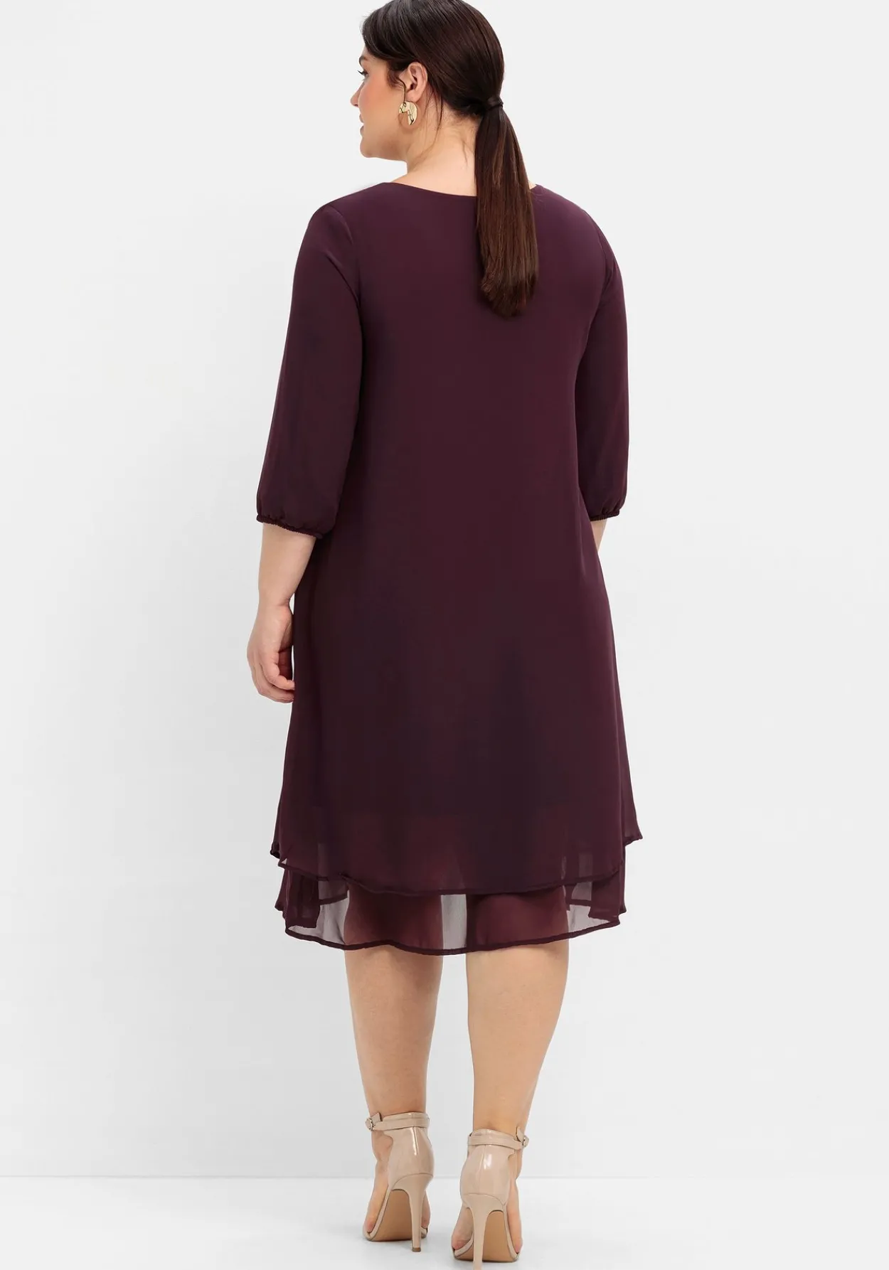 Cocktailkleid aus Chiffon, im Lagenlook<sheego Online
