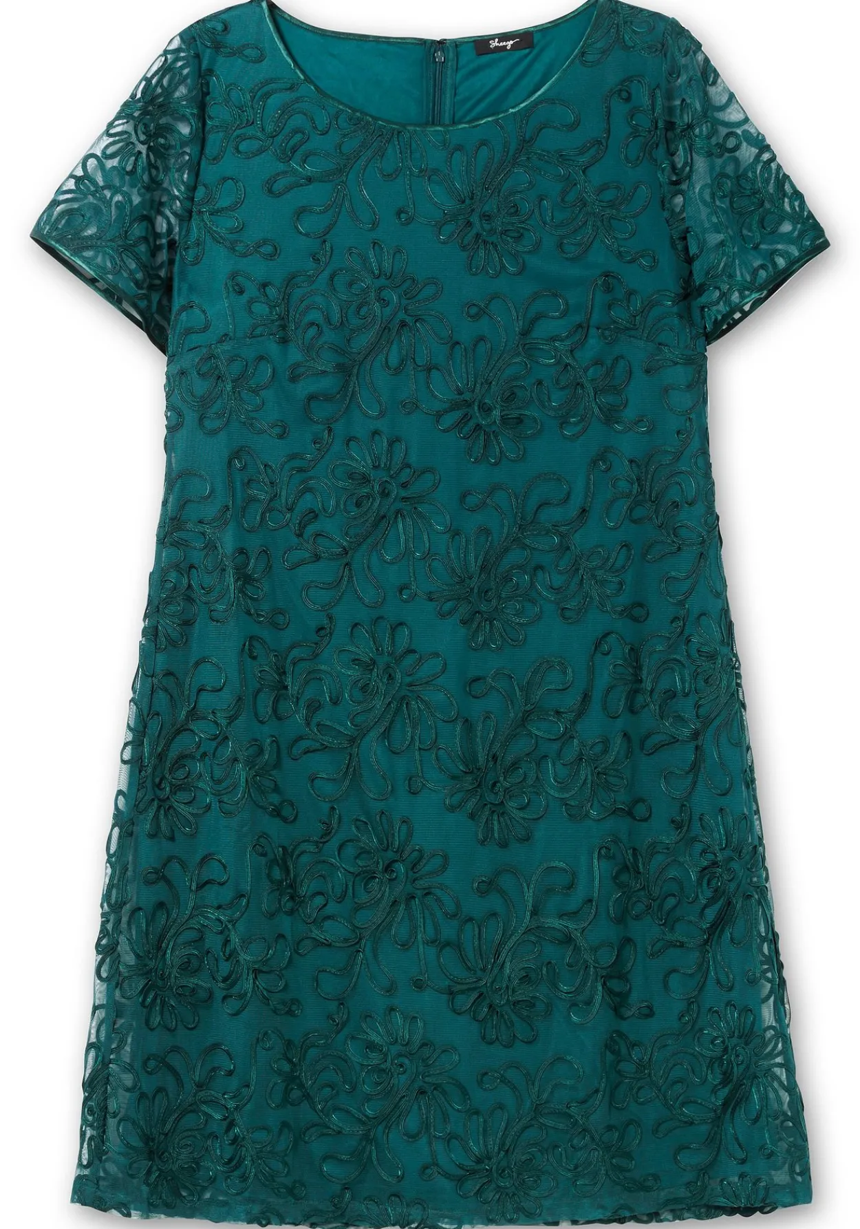 Cocktailkleid aus Mesh, mit Zierborten<sheego Online