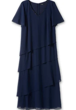 Cocktailkleid im Lagenlook mit Volants<sheego Hot