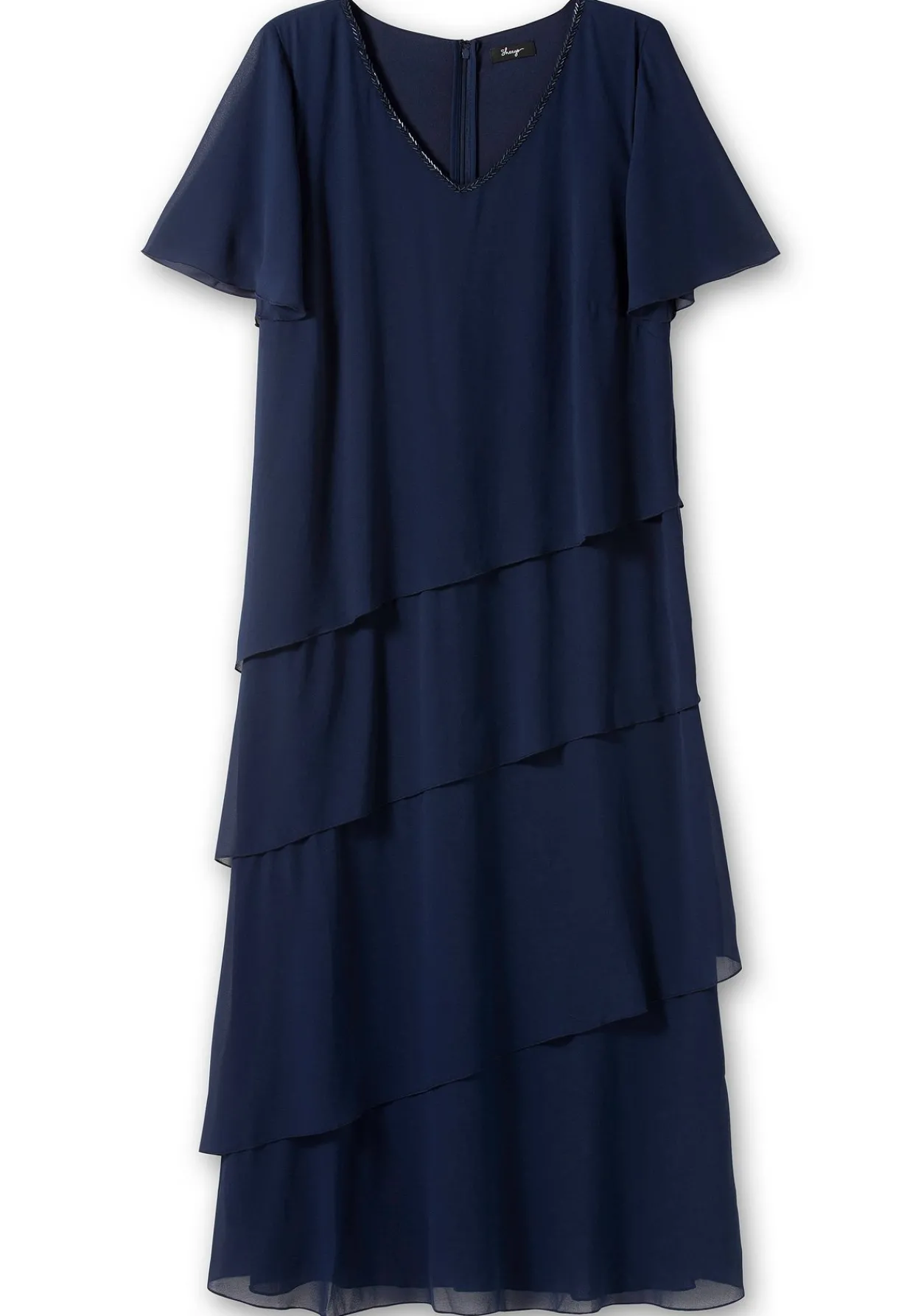 Cocktailkleid im Lagenlook mit Volants<sheego Hot