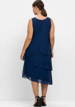 Cocktailkleid im Layerlook, mit Pailletten<sheego Hot