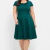 Cocktailkleid in A-Linie, in Bahnenform<sheego Discount