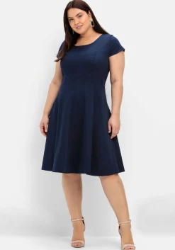 Cocktailkleid in A-Linie, in Bahnenform<sheego Best