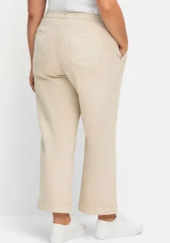 Culotte aus weichem Twill, in gewaschener Optik<sheego Clearance