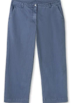 Culotte aus weichem Twill, in gewaschener Optik<sheego Clearance