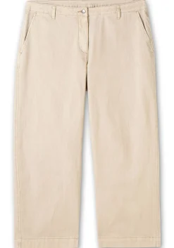 Culotte aus weichem Twill, in gewaschener Optik<sheego Clearance