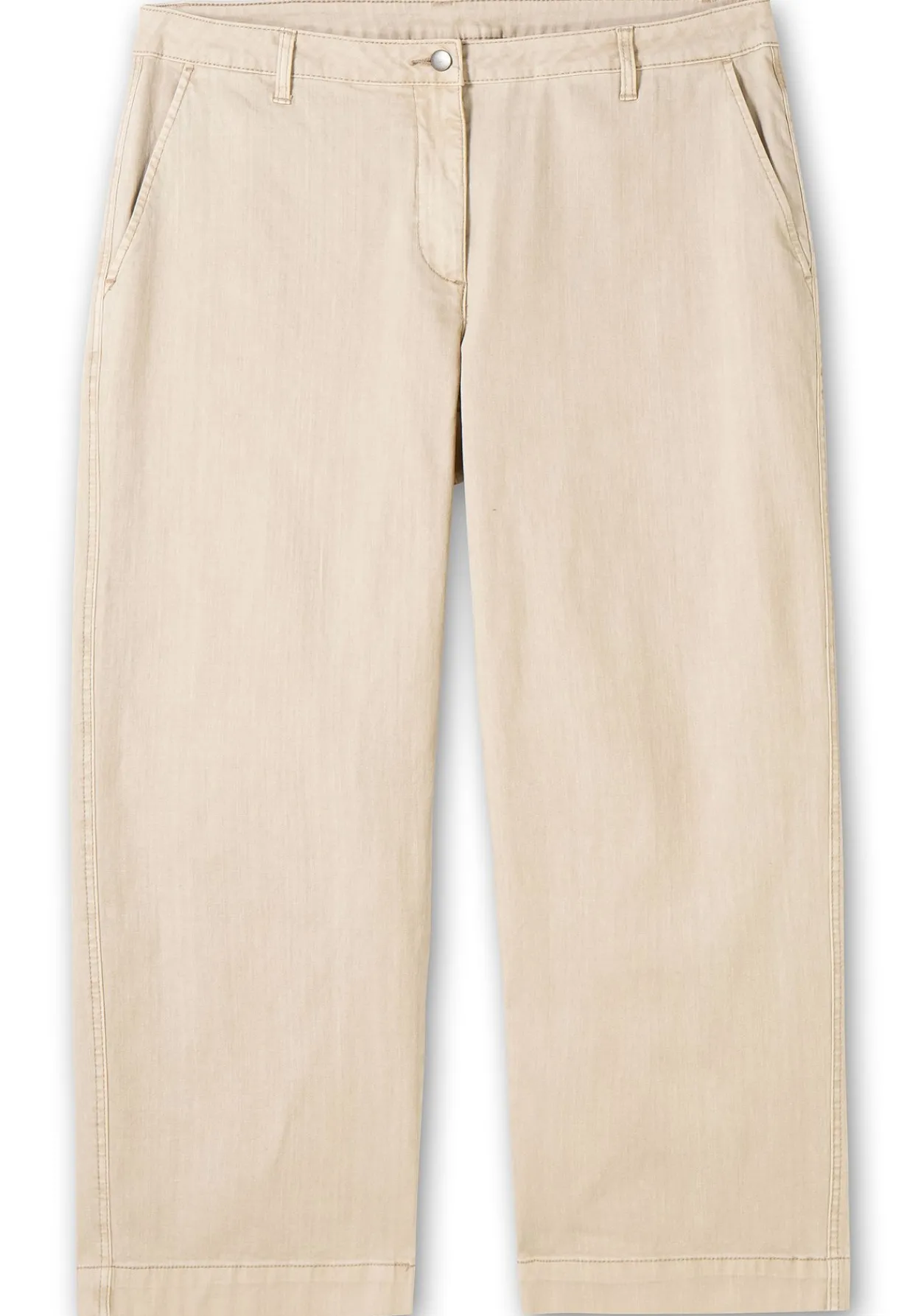 Culotte aus weichem Twill, in gewaschener Optik<sheego Clearance