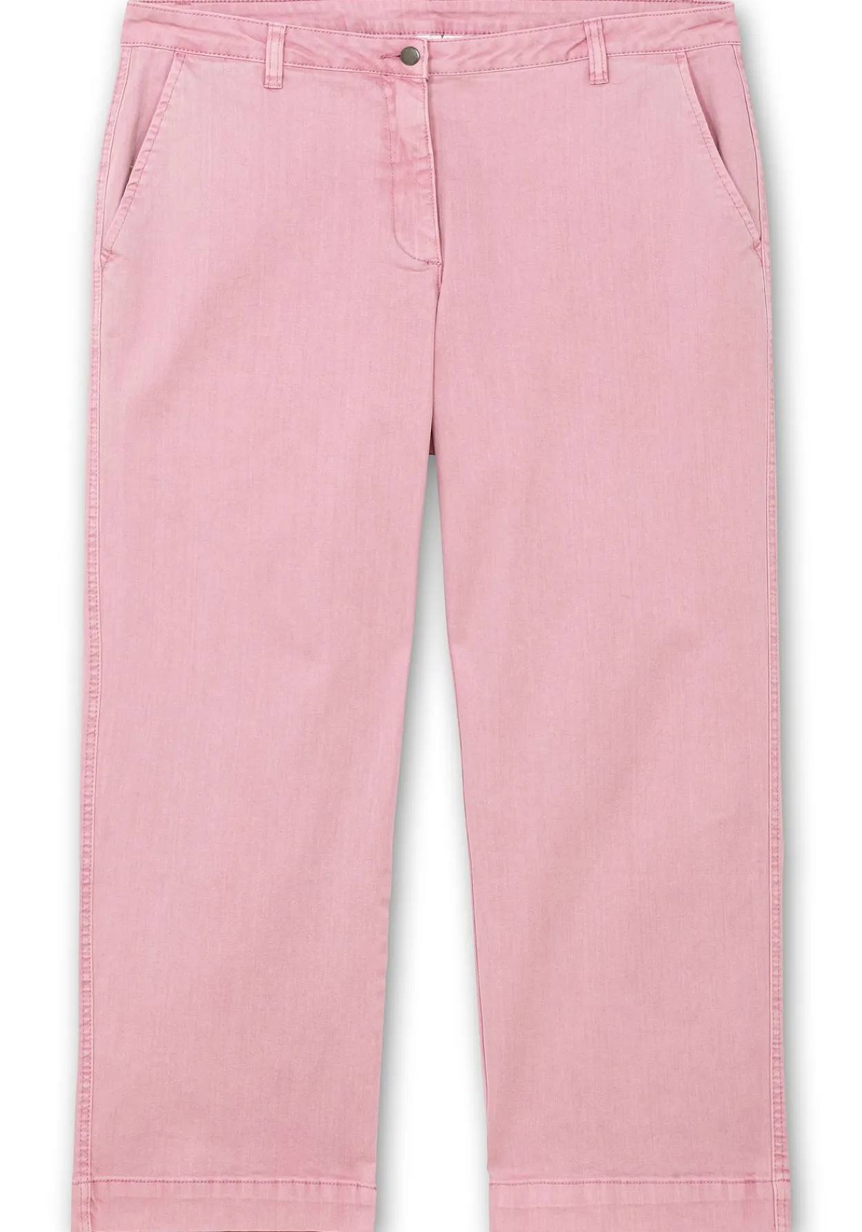 Culotte aus weichem Twill, in gewaschener Optik<sheego Outlet