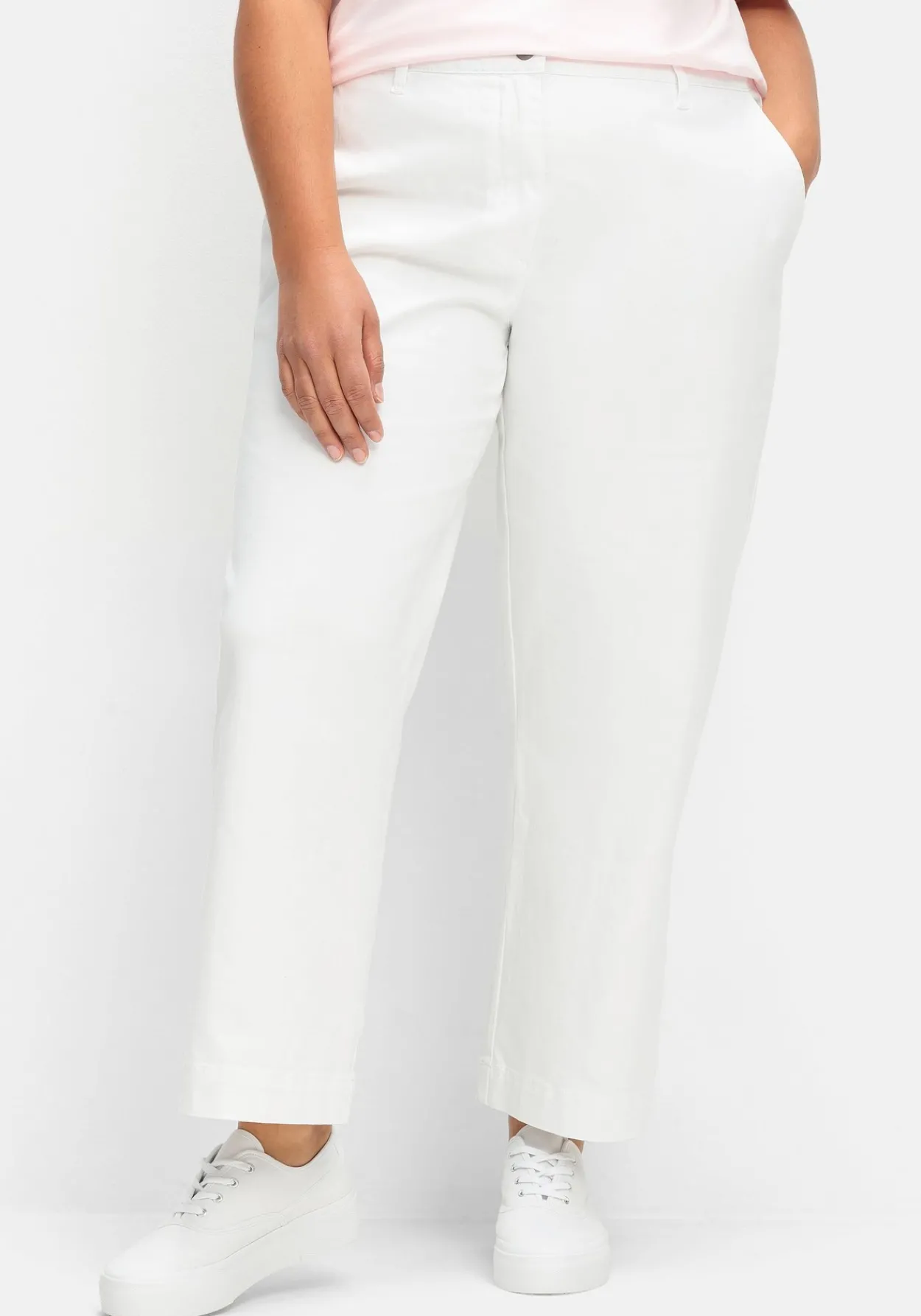 Culotte aus weichem Twill, in gewaschener Optik<sheego Best
