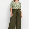 Culotte in Curvy-Schnitt ELLA mit Stoffgürtel<sheego New