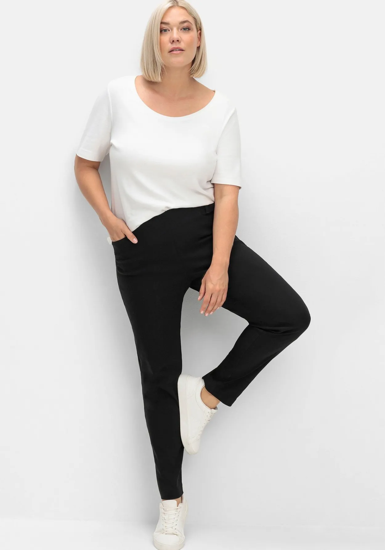 CurvePerfect Hose, mit schmalem Bein und Schlupfbund<sheego Sale