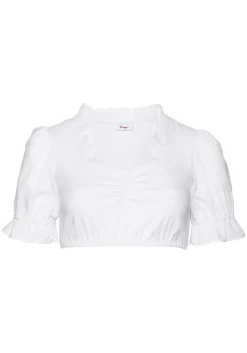 Dirndlbluse im Materialmix<sheego Hot