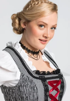 Dirndlbluse im Materialmix<sheego Hot
